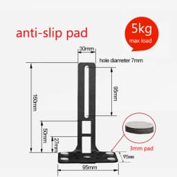 (1 pair=2pcs) SF08 65cm-125cm Adjust Surround Sound Speaker Display Stand Floor 9500S Q90R Q950R Q950A RT5 Z9R Sonos Play 1 / 3