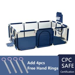 IMBABY Baby Playpens Indoor Baby Corralitos Safety Barriers for Kids Baby Activity Gym Large Parks for Baby Groundbox Fence
