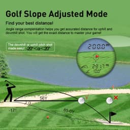 Mileseey PF210 PF2E PF240 Golf Laser Rangefinder Telescope Measure 600M/Yard Distance Meter 6X Monocular For Golf Sport Hunting