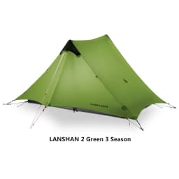 2027 FLAME'S CREED LanShan 2 Person Outdoor Ultralight Camping Tent 3 Season Professional 15D Silnylon Rodless Tent