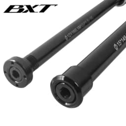 BXT Bicycle Alloy Thru Axle Skewer, Quick Release Bucket Shaft Lever for MTB BMX Mountain Bike Aluminum Skewers, 100*15mm