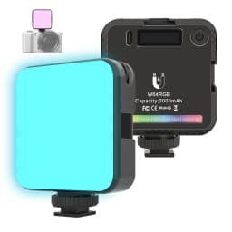 SH W140 RGB Video Light 2500-9000K 3100mAh LED Camera Light With Diffuser Effect Vlog Fill Light Photography Lighting