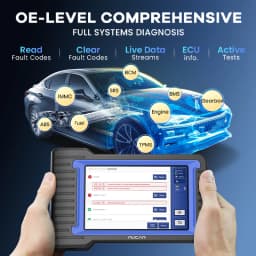 Lifetime Free Update MUCAR VO7S/VO7 Car Diagnostic Tool Bi-Directional ECU Coding Obd2 Scanner Full System Diagnosis 28 Reset