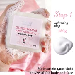 AILKE Whitening Skin Care Set For All Skin Types, Contain Glutathione, Vitamin C, Smooth Skin, Reduce Melanin And Pigmentation