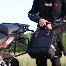 Rhinowalk Motorcycle Saddlebag 20L Travel Motor Side Luggage Universal Motorbike Waterproof Removable Inner Bag Pannier 1 Piece
