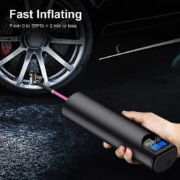 12V 150PSI Rechargeable Air Pump Tire Inflator Cordless Portable Compressor Digital Car Tyre Pump for Car Bicycle Tires Balls
