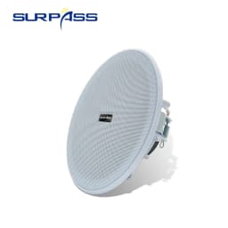 PA Sound System 6inch 15W Ceiling Speaker Recessed Passive Audio Speaker Home Music Loudspeaker for Kitchen Bedroom Store Hotel