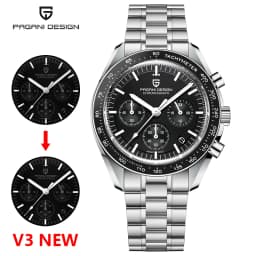 PAGANI DESIGN 2026 Moon Watch For Men Top Brand Luxury Quartz Mens Watches Chronograph Luminous Sapphire Mirror Waterproof Clock