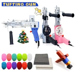 Tufting Gun 2 IN 1 Electric Carpet Tufting Gun Tufting Machine Can Do Both Cut Pile and Loop Pile Hand Tufting Gun Carpet Gun