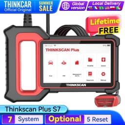 THINKCAR THINKSCAN PLUS S4 S7 OBD2 Scanner ECM ABS SRS TCM BCM System DIY Optional Reset Wifi Free Update Car Diagnostics Tools