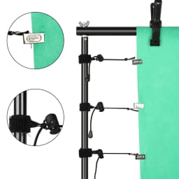 2X2M 2X3M 2.6X3M Background Support System Photography Backdrops Stand Photo Studio Kit Chromakey Green Screen Frame