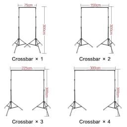2X2M 2X3M 2.6X3M Background Support System Photography Backdrops Stand Photo Studio Kit Chromakey Green Screen Frame