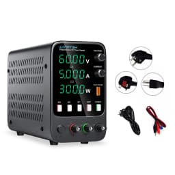 Wanptek Adjustable DC Power Supply 30V 10A 60V 5A Lab Bench Power Source Stabilized Power Supply Voltage Regulator Switch 220V