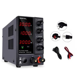 Wanptek Adjustable DC Power Supply 30V 10A 60V 5A Lab Bench Power Source Stabilized Power Supply Voltage Regulator Switch 220V