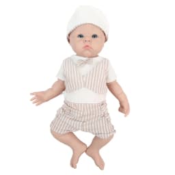 IVITA 100% Silicone Reborn Baby Dolls Painted Realistic Newborn Lifelike Bebe Doll Wholesale Toys for Children Christmas Gift