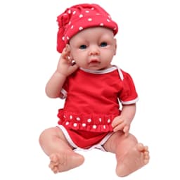 IVITA 100% Silicone Reborn Baby Dolls Painted Realistic Newborn Lifelike Bebe Doll Wholesale Toys for Children Christmas Gift