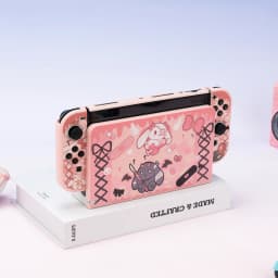 GeekShare Rabbit Protective Case for Nintendo Switch / Switch Oled Dock Cover Dust Cover Kits NS Accessories Gothic Bunny Series
