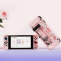 GeekShare Rabbit Protective Case for Nintendo Switch / Switch Oled Dock Cover Dust Cover Kits NS Accessories Gothic Bunny Series