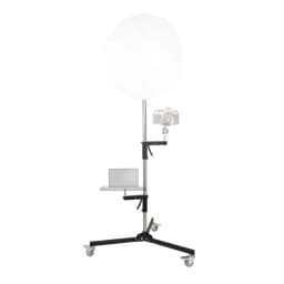 SH 63cm-190cm Gun Grip Light Stand 1/4 and 3/8 Screw With Wheels Folding Tripod For Studio Flash LED Light Softbox COB Light