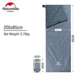 Naturehike LW180 Sleeping Bag Ultralight Waterproof Cotton Sleeping Bag Summer Hiking Camping Sleeping Bag