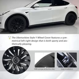 4PCS HubCap Performance Wheel Caps Automobile Replacement Hub Cap Full Rim Cover Accessories For Tesla Model Y 19 Inch 2018-2024
