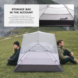 Naturehike Mongar 1 2 3 Base/UL/PRO Camping Tent Ultralight Outdoor Waterproof Hiking Tent 1 2 3 Person Backpacking Tent