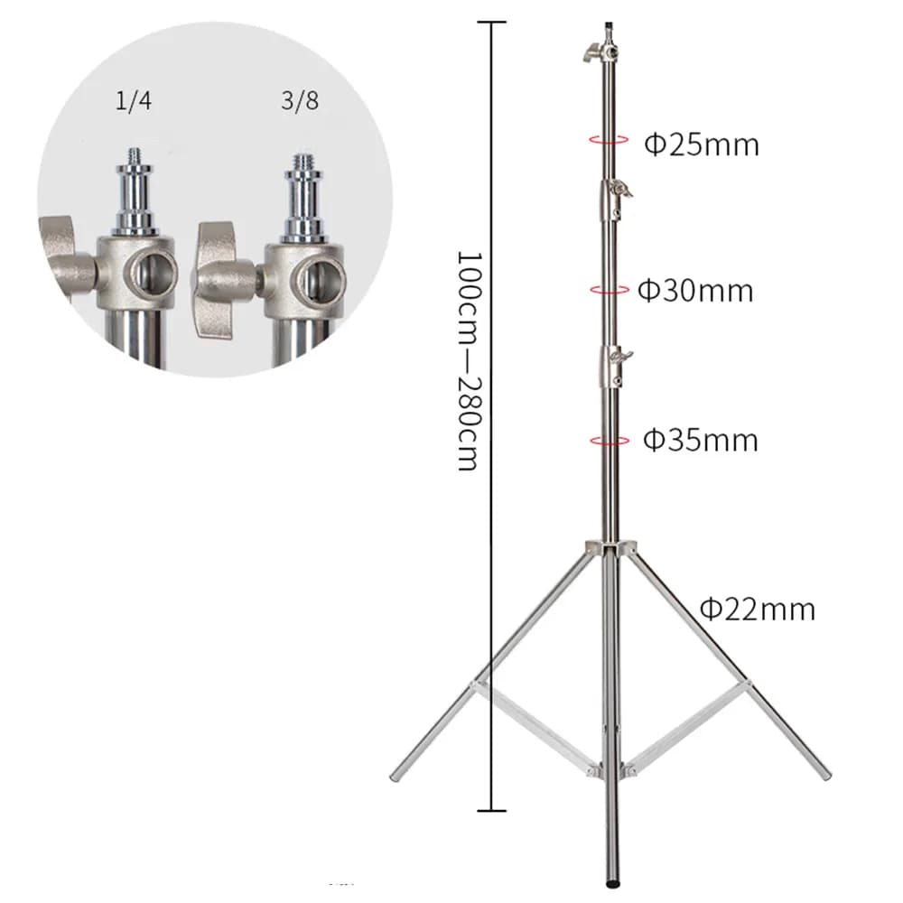 GSYXERGILES 290cm Aluminum Alloy Light Stand Portable Ring Light Stand Mobile Phone Photo Stands for photographic apparatus
