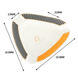 Large Ceramic Cigar Ashtray Home Round Living Room Creative Cigar Holder Stand Cenicero For Cigar Tobacco Cigarette Ashtrays