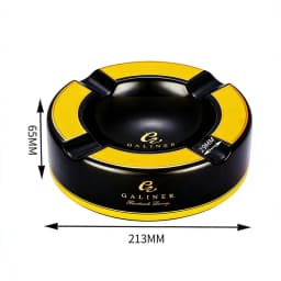 Large Ceramic Cigar Ashtray Home Round Living Room Creative Cigar Holder Stand Cenicero For Cigar Tobacco Cigarette Ashtrays