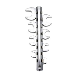 8 Pcs 3/8 Inch Drive Crowfoot Wrench Set 3/8 to 7/8 in. SAE Imperial Chrome Plated Crow Foot