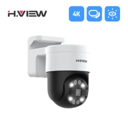 H.View Cctv Security Poe Ip Camera Ptz 5Mp 8mp 4K Dome Outdoor Audio Video Surveillance For Nvr System Xmeye