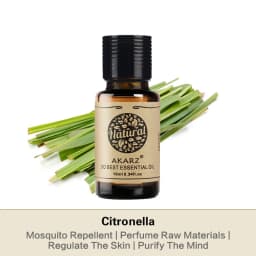 AKARZ Citronella Essential Oil Natural Aromatherapy Remove Acne Insect Soothing Mood Relax Citronella Oil