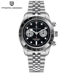 PAGANI DESIGN 2026 New BB Panda Retro Sport Chronograph Luxury Quartz Watch For Men Sapphire mirror 10Bar Waterproof Wrist Watch