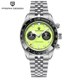 PAGANI DESIGN 2026 New BB Panda Retro Sport Chronograph Luxury Quartz Watch For Men Sapphire mirror 10Bar Waterproof Wrist Watch