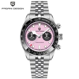 PAGANI DESIGN 2026 New BB Panda Retro Sport Chronograph Luxury Quartz Watch For Men Sapphire mirror 10Bar Waterproof Wrist Watch