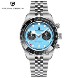 PAGANI DESIGN 2026 New BB Panda Retro Sport Chronograph Luxury Quartz Watch For Men Sapphire mirror 10Bar Waterproof Wrist Watch