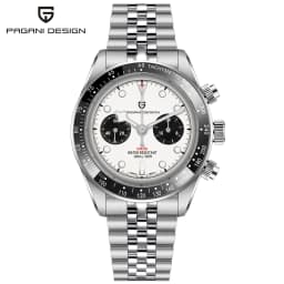 PAGANI DESIGN 2026 New BB Panda Retro Sport Chronograph Luxury Quartz Watch For Men Sapphire mirror 10Bar Waterproof Wrist Watch