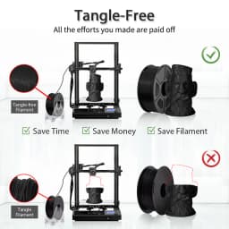 SUNLU 3Rolls PLA PETG Filament 3D Printing 1.75MM Odorless Eco-Friendly Good Tougness PLAplus SILK 1KG Per Roll