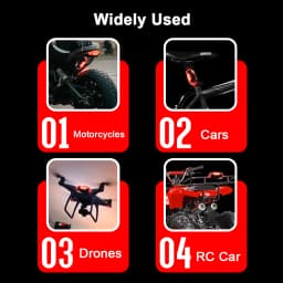 Motorcycle Led Mini Signal Light Drone Strobe Light 7 Colors Turn Signal LED For Car Bike