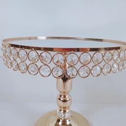 6Pcs-18Pcs/Lot Electroplate Metal Crystal Cake Stand Set Display Wedding Birthday Party Dessert Cupcake Plate Rack
