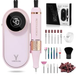 YOKEFELLOW 40000RPM Electric Nail Drill Machine Portable Rechargeable Nail Drill For Acrylic Nails Gel Removing Nail Tool N301