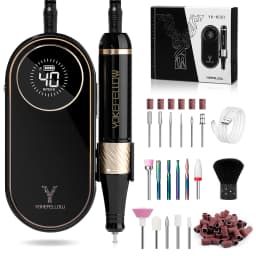 YOKEFELLOW 40000RPM Electric Nail Drill Machine Portable Rechargeable Nail Drill For Acrylic Nails Gel Removing Nail Tool N301