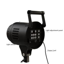 Bowens Video Studio Kit 115W Photography COB Light Dimmable Kit LED Lamp Flash Studio 220VLighting 3000-6000K 3 Color