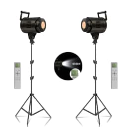 Bowens Video Studio Kit 115W Photography COB Light Dimmable Kit LED Lamp Flash Studio 220VLighting 3000-6000K 3 Color