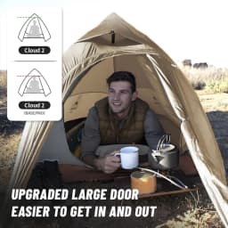 Naturehike Cloud Up 1 Upgraded Tent Ultralight Camping Tent Waterproof Outdoor Hiking Travel Tent Backpacking Cycling Tent