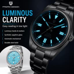 PAGANI DESIGN 2026 New Luxury Automatic Mechanical Men Watch Stainless Steel V2 Sapphire Crystal CS 20Bar Reloj Hombte