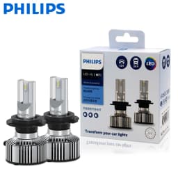 Philips Ultinon Essential G2 LED 6500K H7 12/24V 20W PX26d High Low Beam Car Original Bulbs Super White Light 11972UE2X2, Pair