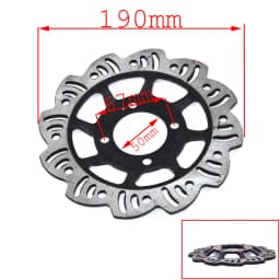 180mm 190mm 200mm 210mm 220mm 230mm Front Rear disc brake disc plate for Motorcycle KAYO BSE 125cc 140cc 160cc pocket dirt bike