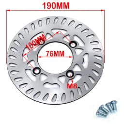 180mm 190mm 200mm 210mm 220mm 230mm Front Rear disc brake disc plate for Motorcycle KAYO BSE 125cc 140cc 160cc pocket dirt bike