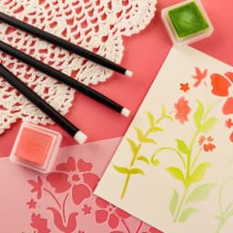 Bundle Ink Blending Flat / Domed Foam Refills Containers Detailed Brushes Double Sided Adhesive Roll Sets for Cardmaking Tools